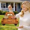 Custom Pumpkin Wood Sign - Personalized Birthday Gifts For Grandma, Grandpa - Our Family’s Pumpkin Patch