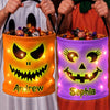 Custom LED Light Bucket Bag - Personalized Halloween Birthday Gifts For Kids - Cute Little Spook