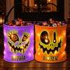 Custom LED Light Bucket Bag - Personalized Halloween Birthday Gifts For Kids - Tiny Boo Magic