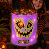 Custom LED Light Bucket Bag - Personalized Halloween Birthday Gifts For Kids - Tiny Boo Magic