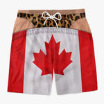 Custom Funny Men Swim Trunks - Personalized Summer Vacation And Travel Gifts For Husband, Son, Grandson, Brother, Grandpa, Dad, Yourself - Caught With Pants Down