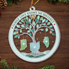 Custom Long Distance Acrylic Ornament - Personalized Christmas Birthday Gifts For Mom, Dad, Brother, Sister - Love Keeps Us Connected