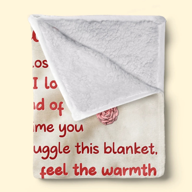 Custom Blanket - Personalized Birthday Gifts For Granddaughter - Consider This A Big Hug