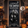 Custom Photo Door Cover - Personalized Halloween Decor Birthday Gifts For Mom, Dad, Brother, Sister - Spooky Fun Together