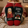 Custom Crew Socks - Personalized Bookish Gifts For Book Lovers, Bookworms, Readers - Books Before Everything