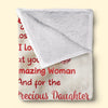 Custom Blanket - Personalized Birthday Gifts For Daughter - Wrapped In Love Everyday Always
