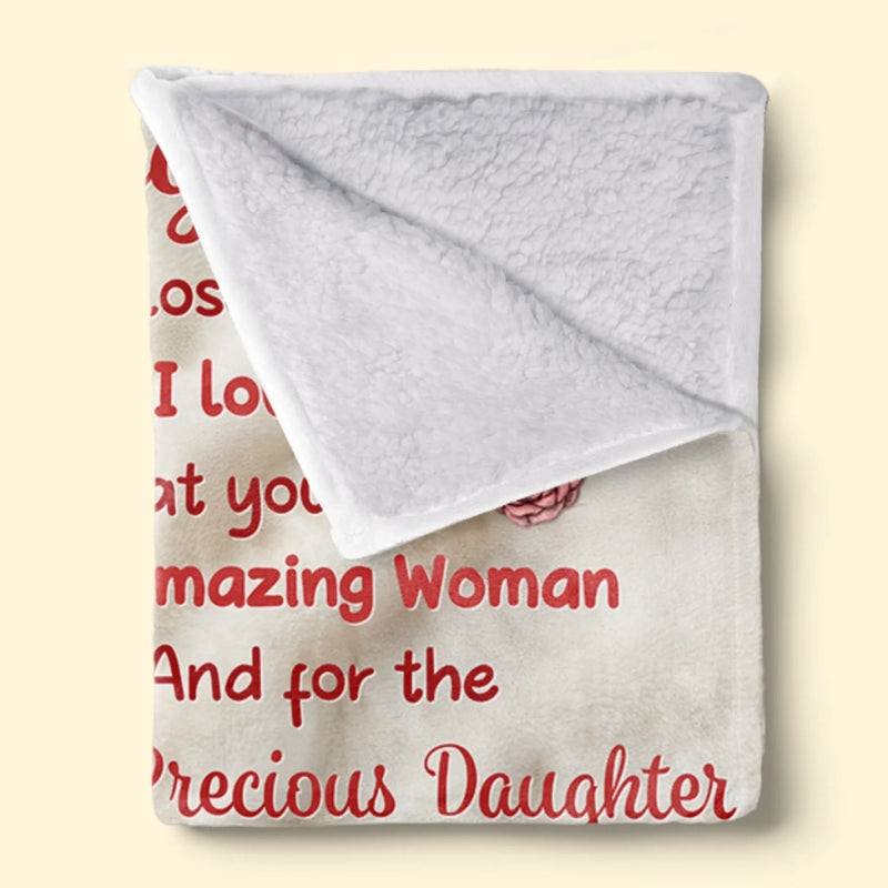Custom Blanket - Personalized Birthday Gifts For Daughter - Wrapped In Love Everyday Always