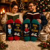Custom Crew Socks - Personalized Bookish Gifts For Book Lovers, Bookworms, Readers - Life Is Better With Books