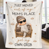 Custom Blanket - Personalized Christmas Baby Shower, Gender Reveal Gifts For New Moms, New Dads, New Parents - From Belly To Crib