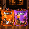 Custom LED Light Bucket Bag - Personalized Halloween Birthday Gifts For Kids - Spooky Little Cutie