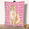 Custom Photo Blanket - Personalized Birthday Gifts For Dog Cat Lovers, Dog Dad And Mom, Cat Owners - Soft Hugs From Pup