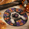 Custom Photo Shaped Doormat - Personalized Halloween Decor Birthday Gifts For Dog Cat Lovers, Dog Dad And Mom, Cat Owners - Spooky Paws Welcome