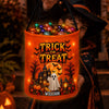 Custom LED Light Bucket Bag - Personalized Halloween Birthday Gifts For Kids - Trick Or Treat, Little Spooky