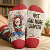 Custom Crew Socks - Personalized Bookish Gifts For Book Lovers, Bookworms, Readers - Books Fill My Soul
