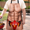 Custom Funny Apron With Pocket - Personalized Birthday Gifts For Husband, Son, Grandson, Brother, Grandpa, Dad, Yourself - Built For Good Times