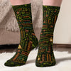 Custom Crew Socks - Personalized Bookish Gifts For Book Lovers, Bookworms, Readers - Living Inside A Fictional Story