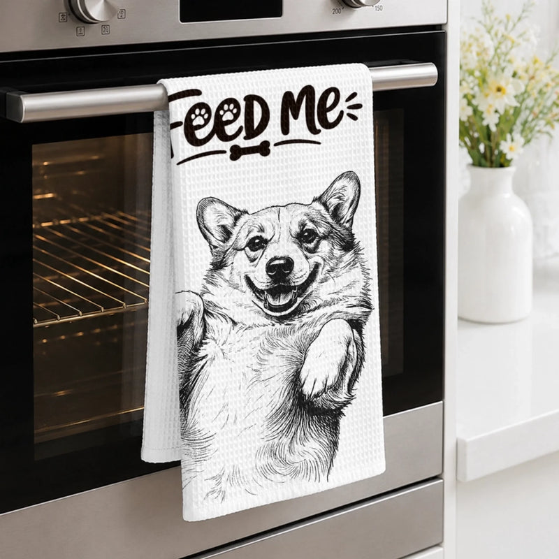 Custom Photo Kitchen Towel - Personalized Birthday Gifts For Dog Cat Lovers, Dog Dad And Mom, Cat Owners - My Pet Needs Me