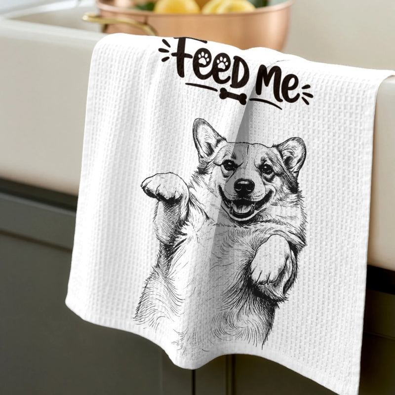 Custom Photo Kitchen Towel - Personalized Birthday Gifts For Dog Cat Lovers, Dog Dad And Mom, Cat Owners - My Pet Needs Me