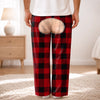 Custom Funny Pajama Pants - Personalized Christmas Birthday Gifts For Husband, Son, Grandson, Brother, Grandpa, Dad, Yourself - Chilly Breeze In The Back