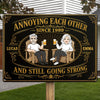 Custom Home Decor Metal Sign - Personalized Anniversary Wedding Gifts For Husband And Wife, Him And Her - Still Going Strong, Cheers