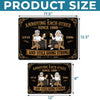 Custom Home Decor Metal Sign - Personalized Anniversary Wedding Gifts For Husband And Wife, Him And Her - Forever Annoying, Forever Loved