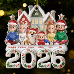 Custom Acrylic Ornament - Personalized Christmas Birthday Gifts For Family, Dog Cat Lovers - Little Moments Big Memories
