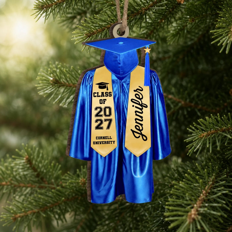 Custom Wood, Acrylic Ornament - Personalized Graduation Christmas Birthday Gifts For Graduates - Be The Best Of Whatever You Are