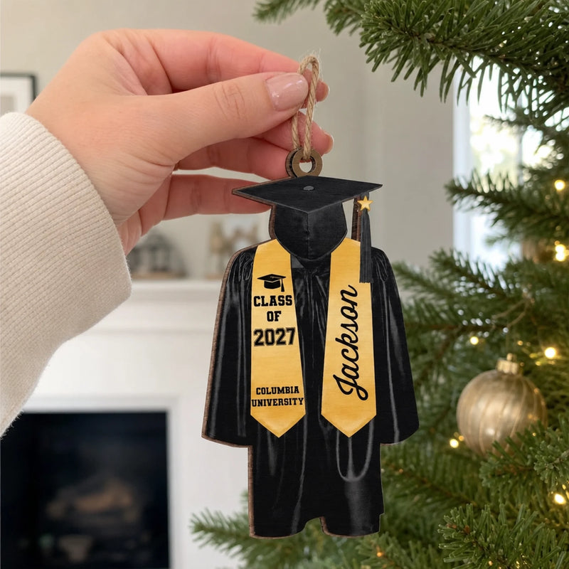 Custom Wood, Acrylic Ornament - Personalized Graduation Christmas Birthday Gifts For Graduates - Be The Best Of Whatever You Are
