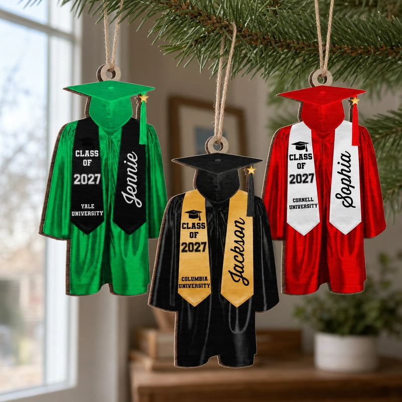 Custom Wood, Acrylic Ornament - Personalized Graduation Christmas Birthday Gifts For Graduates - Be The Best Of Whatever You Are
