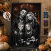 Custom Photo Vampire Portrait Vertical Poster - Personalized Halloween Decor Birthday Gifts For Mom, Dad, Brother, Sister - Frightfully Fun Family