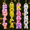 Custom Letter Wooden Ornament - Personalized Christmas Birthday Gifts For Mom, Dad, Brother, Sister, Kids, Sports Fans, Sports Lovers - Cute Dreams Filled With Joy