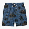 Custom Funny Men Swim Trunks - Personalized Summer Vacation And Travel Gifts For Husband, Son, Grandson, Brother, Grandpa, Dad, Yourself - Living That Tropical Beach Life