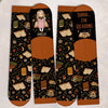 Custom Shh I'm Reading Crew Socks - Personalized Bookish Gifts For Book Lovers, Bookworms, Readers - Books Are Portable Magic