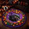 Custom Photo Witchy Shaped Doormat - Personalized Halloween Decor Birthday Gifts For Witch, Dog Cat Lovers, Dog Dad And Mom, Cat Owners - Witchy Pet Welcome Home