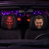 Custom Photo Car Headrest Covers - Personalized Halloween Decor Birthday Gifts For Mom, Dad, Brother, Sister - Haunted Rides All Night