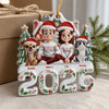 Custom Acrylic Ornament - Personalized Christmas Anniversary Gifts For Husband, Wife, Dog Cat Lovers - Little Moments Big Memories
