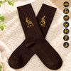 Custom Funny Embroidered Socks - Personalized Birthday Gifts For Husband, Boyfriend, Him And Her - You’re My Favorite Bad Decision