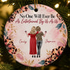 Custom Ceramic Ornament - Personalized Best Friend Christmas Birthday Gifts For Women, Besties, Sisters, BFF - Best Friends Forever