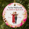 Custom Ceramic Ornament - Personalized Best Friend Christmas Birthday Gifts For Women, Besties, Sisters, BFF - You Are My Bestie