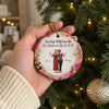Custom Ceramic Ornament - Personalized Best Friend Christmas Birthday Gifts For Women, Besties, Sisters, BFF - You Are My Bestie