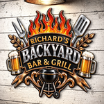 Custom BBQ Shaped Metal Sign - Personalized Grilling Gifts For BBQ Lovers, Husband, Son, Grandson, Brother, Grandpa, Dad, Yourself - Welcome To My Backyard Grill