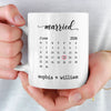 Custom Photo Mug - Personalized Anniversary Wedding Gifts For Husband And Wife, Him And Her - Together Is Our Favorite Place