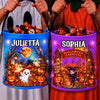 Custom LED Light Bucket Bag - Personalized Halloween Birthday Gifts For Kids - Spooky Little Cutie