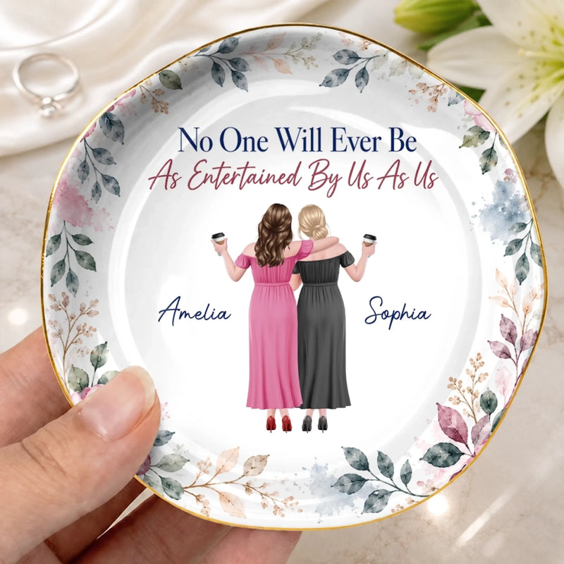 Custom Jewelry Dish - Personalized Best Friend Birthday Gifts For Women, Besties, Sisters, BFF - Our Kind Of Forever