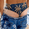 Custom Funny Men Swim Trunks - Personalized Summer Vacation And Travel Gifts For Husband, Son, Grandson, Brother, Grandpa, Dad, Yourself - Party Hard Under The Sun