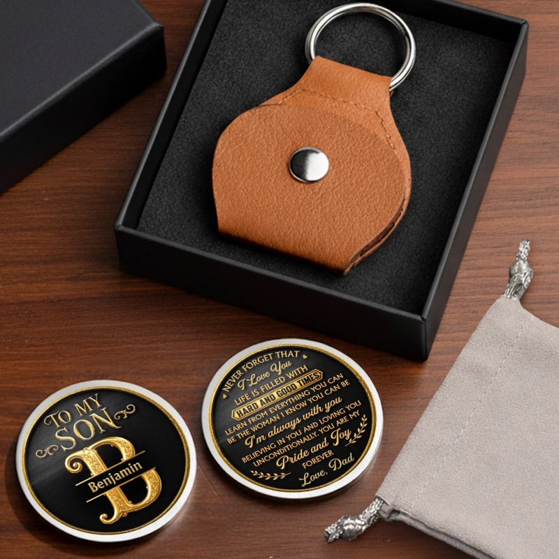 Custom Pocket Hug - Personalized Birthday Gifts For Son, Grandson - Proud To Call You My Son