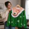 Custom Funny Ugly Sweatshirt - Personalized Christmas Birthday Gifts For Wife, Daughter, Besties, Sisters, Granddaughter, Grandma, Mom, Yourself - Cute Enough To Be Ugly