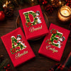 Custom Snowman Cotton Napkin - Personalized Christmas Birthday Gifts For Mom, Dad, Brother, Sister - Gathered Together With Joy