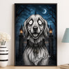 Custom Photo Gothic Vertical Poster - Personalized Halloween Birthday Gifts For Dog Cat Lovers, Dog Dad And Mom, Cat Owners - A Little Bit Spooky