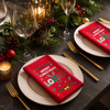 Custom Cotton Napkin - Personalized Christmas Birthday Gifts For Mom, Dad, Brother, Sister - Together Feels Like Holiday Magic